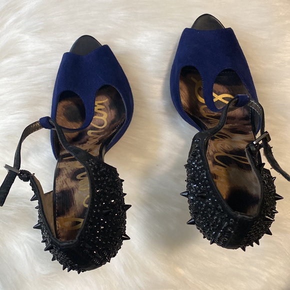 Sam Edelman Scarlett Suede Spiked Heel - Picture 7 of 8